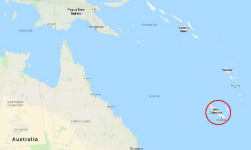 뉴칼레도니아 (사진=Google maps)