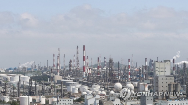 SK이노베이션 울산 콤플렉스가 있는 석유화학공단 모습. (사진=연합뉴스)